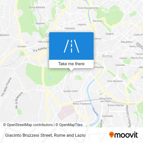 Giacinto Bruzzesi Street map
