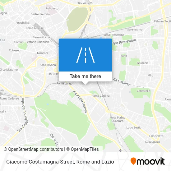 Giacomo Costamagna Street map