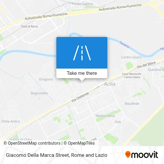Giacomo Della Marca Street map