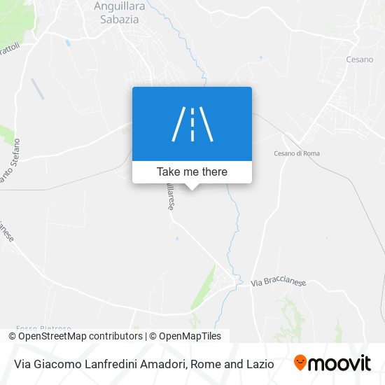 Via Giacomo Lanfredini Amadori map
