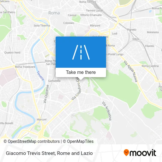 Giacomo Trevis Street map