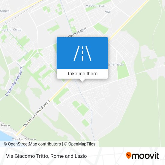 Via Giacomo Tritto map
