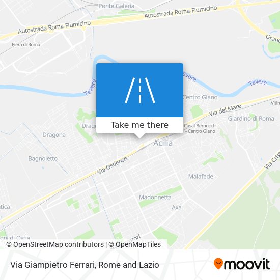 Via Giampietro Ferrari map