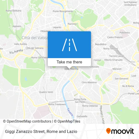 Giggi Zanazzo Street map