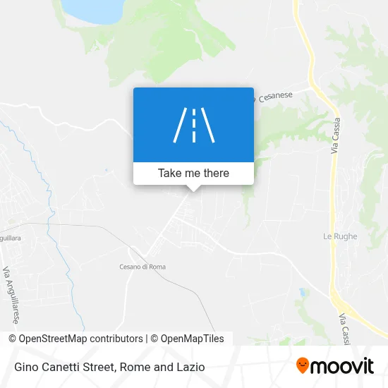 Gino Canetti Street map