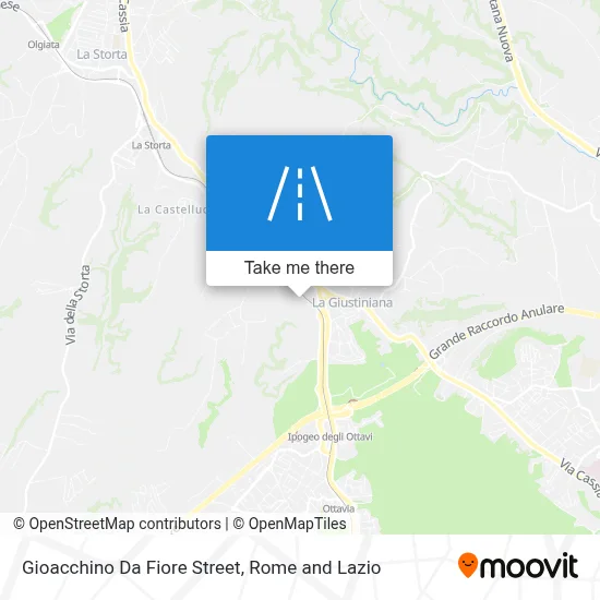 Gioacchino Da Fiore Street map