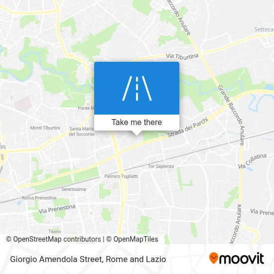Giorgio Amendola Street map