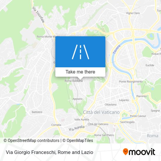 Via Giorgio Franceschi map