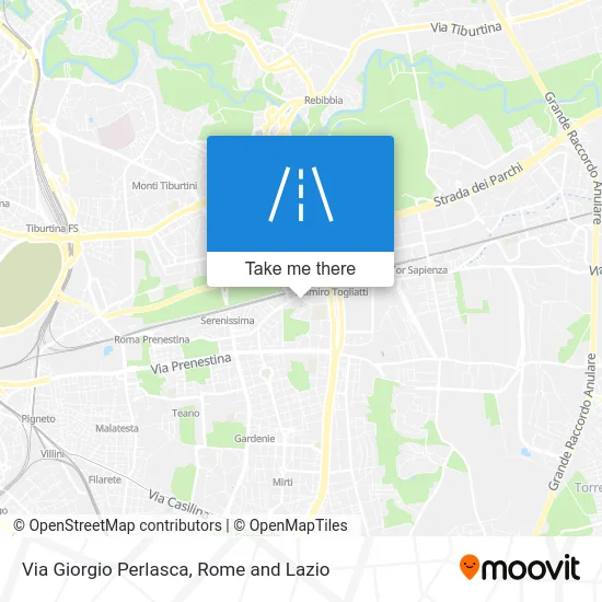 Giorgio Perlasca Street map