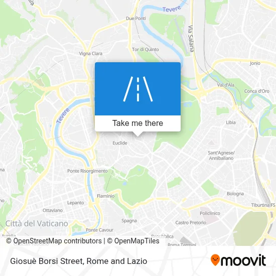Giosuè Borsi Street map