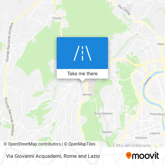 Giovanni Acquaderni Street map