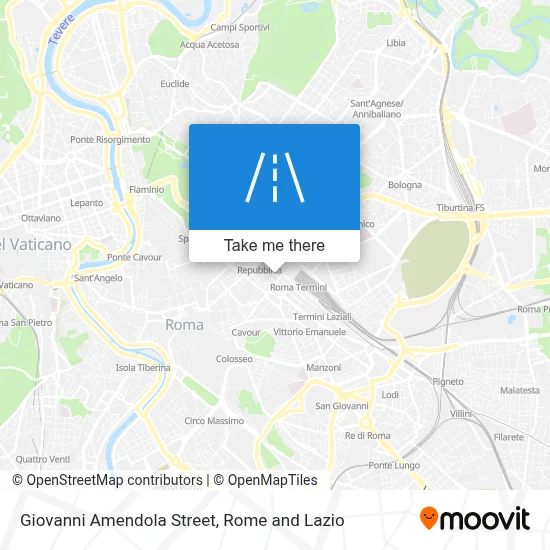 Giovanni Amendola Street map