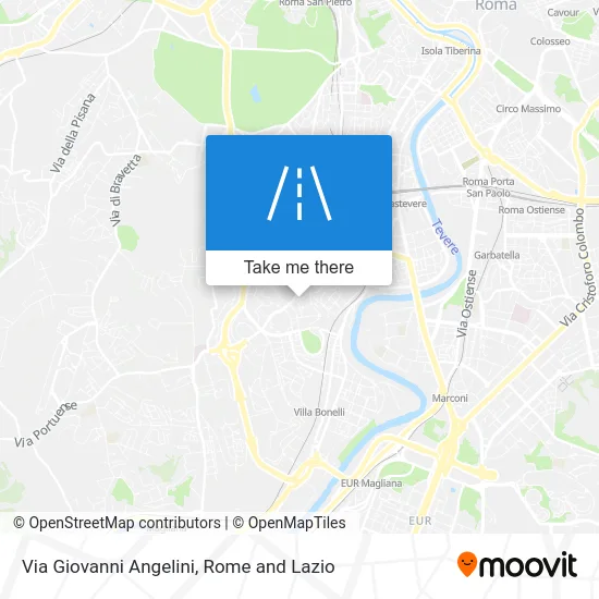 Giovanni Angelini Street map