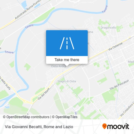 Via Giovanni Becatti map