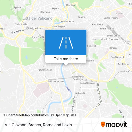 Via Giovanni Branca map