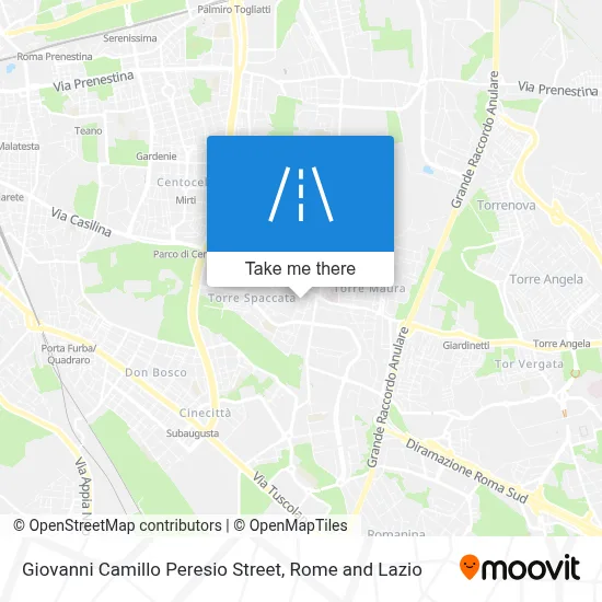 Giovanni Camillo Peresio Street map