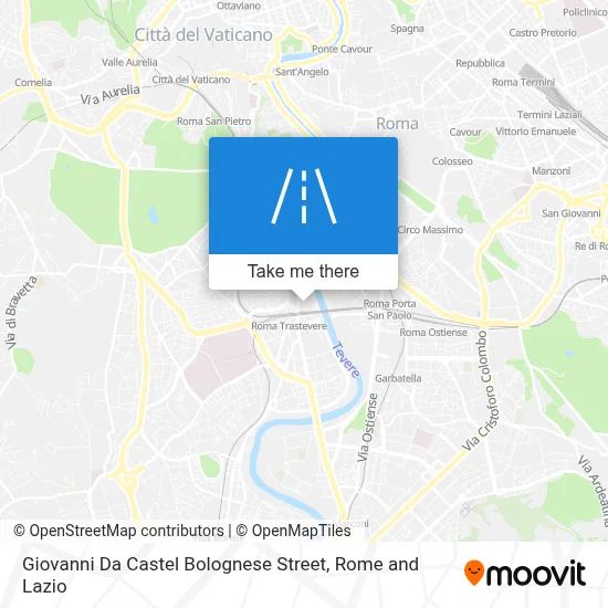 Giovanni Da Castel Bolognese Street map