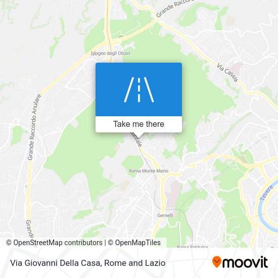 Via Giovanni Della Casa map
