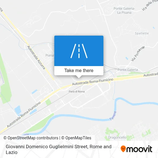 Giovanni Domenico Guglielmini Street map