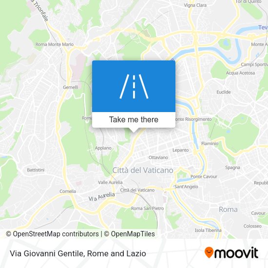 Via Giovanni Gentile map
