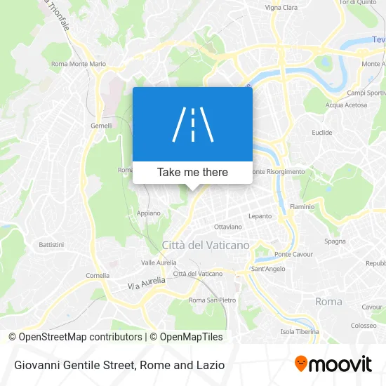 Giovanni Gentile Street map