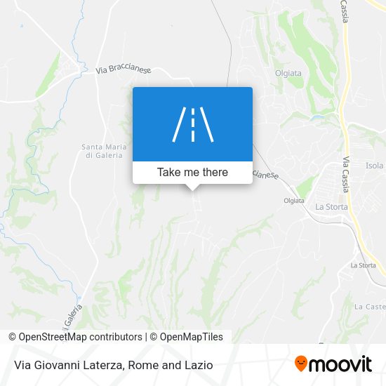 Via Giovanni Laterza map