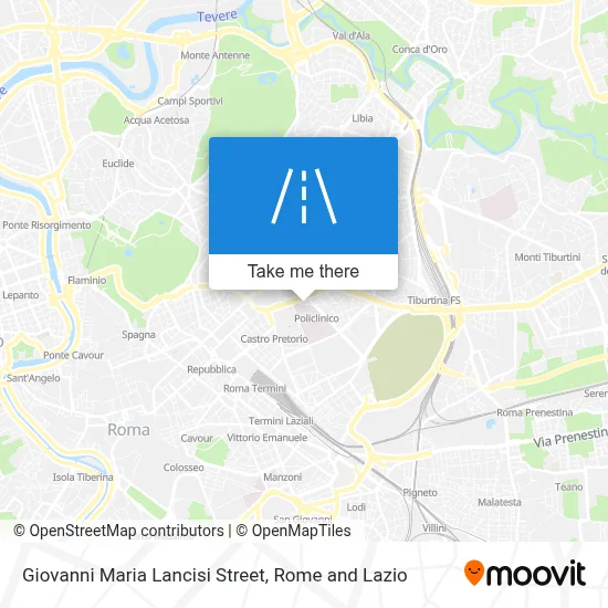 Giovanni Maria Lancisi Street map