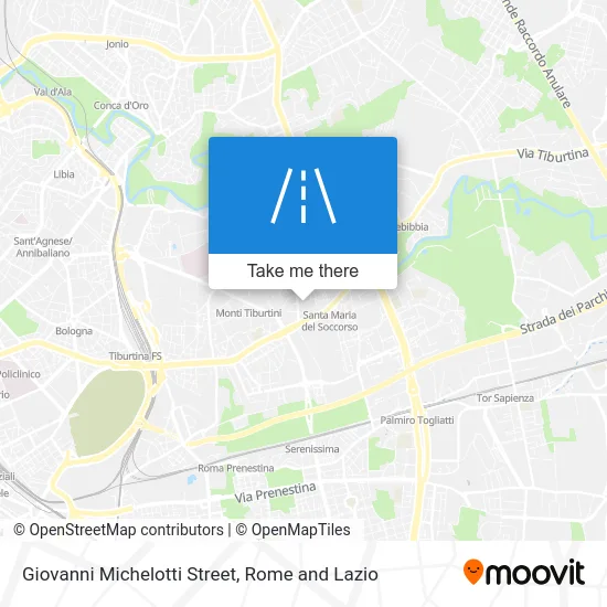 Giovanni Michelotti Street map