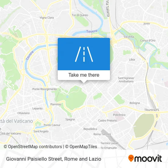 Giovanni Paisiello Street map