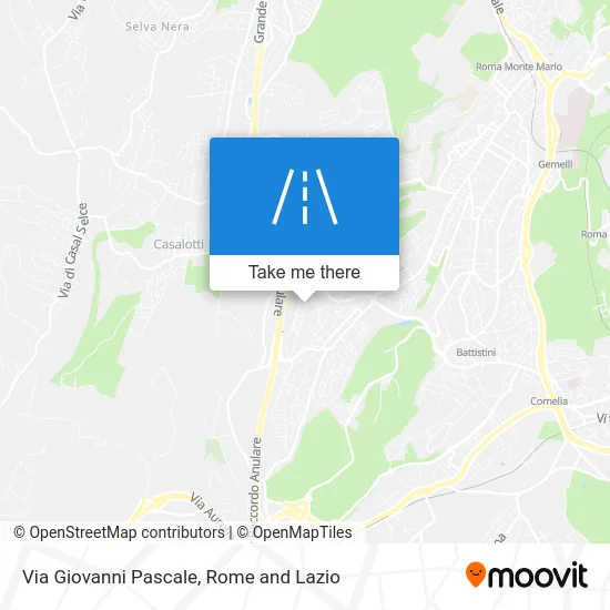 Giovanni Pascale Street map
