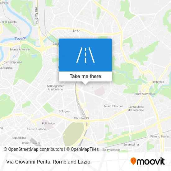 Giovanni Penta Street map