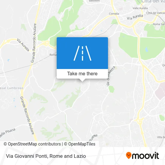 Giovanni Ponti Street map