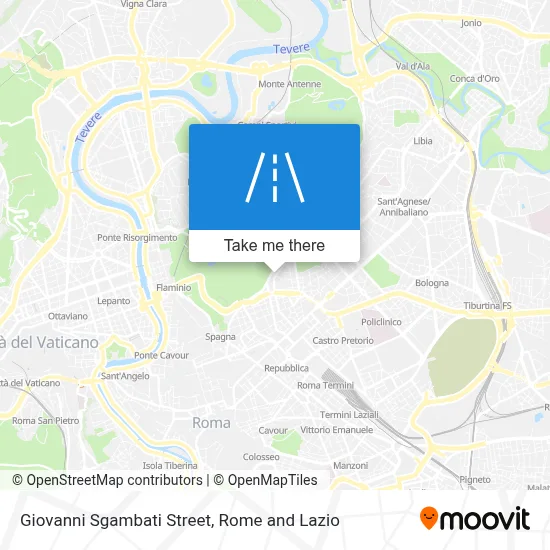 Giovanni Sgambati Street map