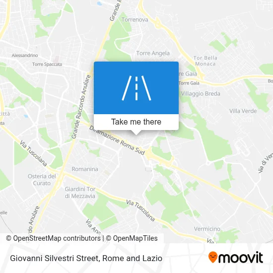 Giovanni Silvestri Street map