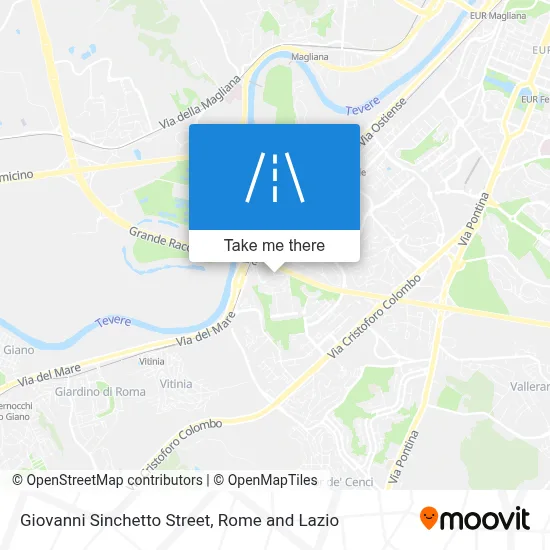 Giovanni Sinchetto Street map
