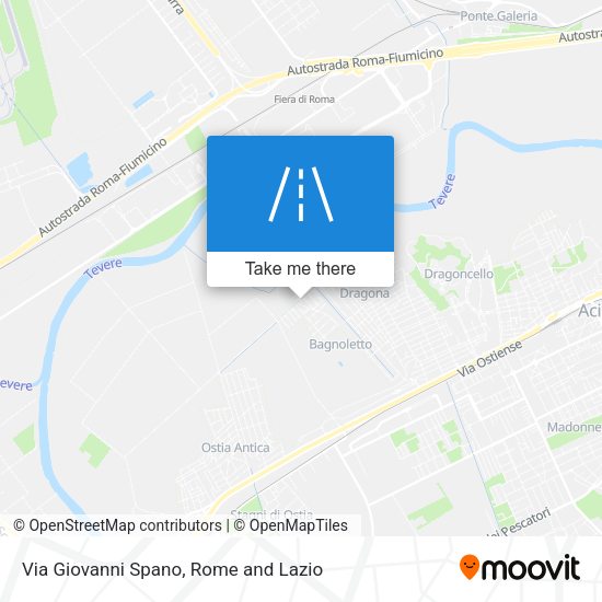 Via Giovanni Spano map