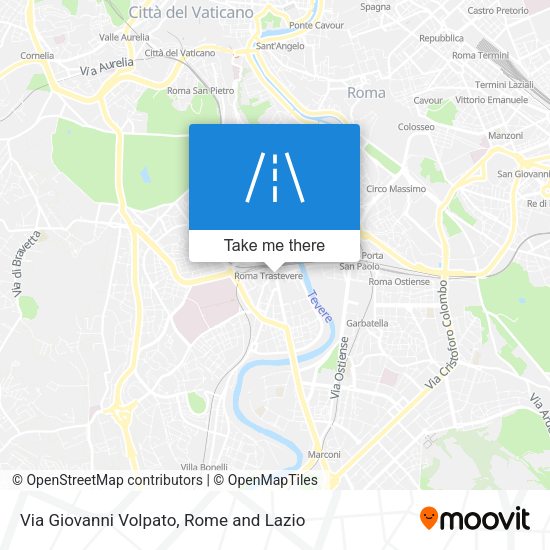 Via Giovanni Volpato map
