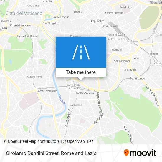 Girolamo Dandini Street map