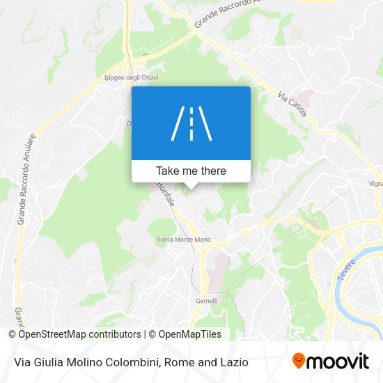 Via Giulia Molino Colombini map