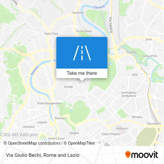 Via Giulio Bechi map