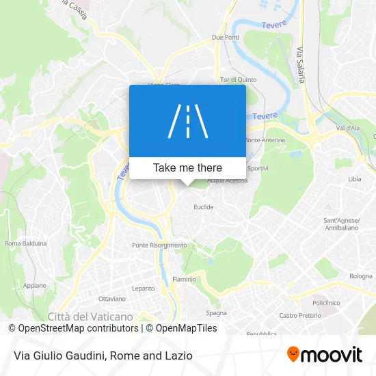 Giulio Gaudini Street map