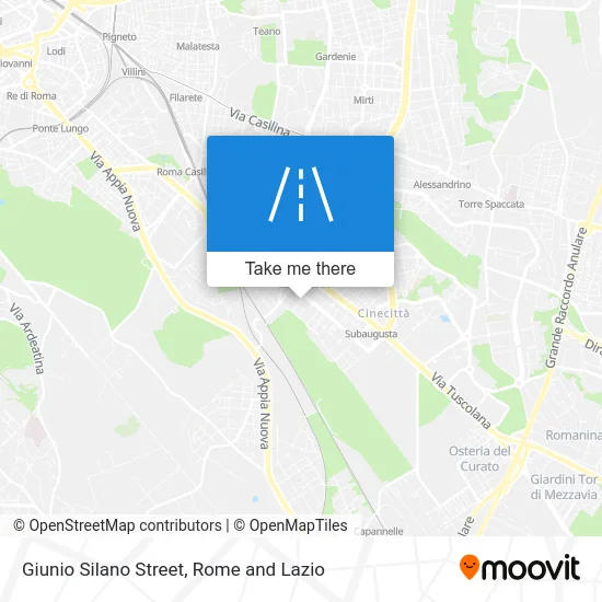 Giunio Silano Street map