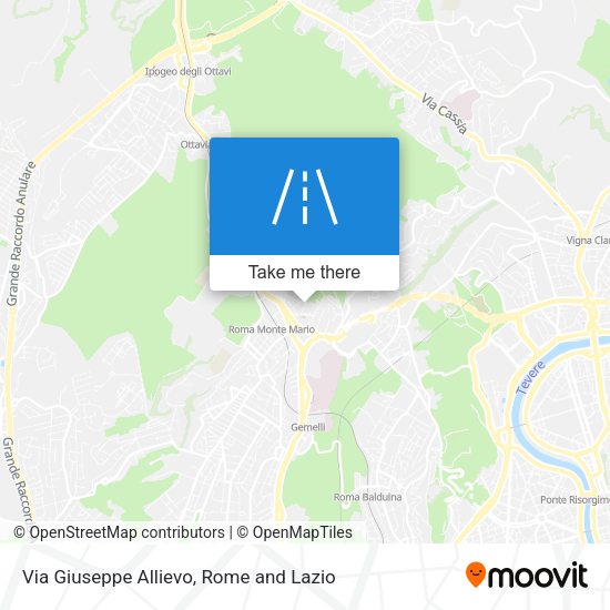 Via Giuseppe Allievo map