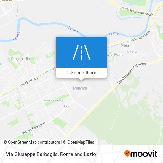 Via Giuseppe Barbaglia map