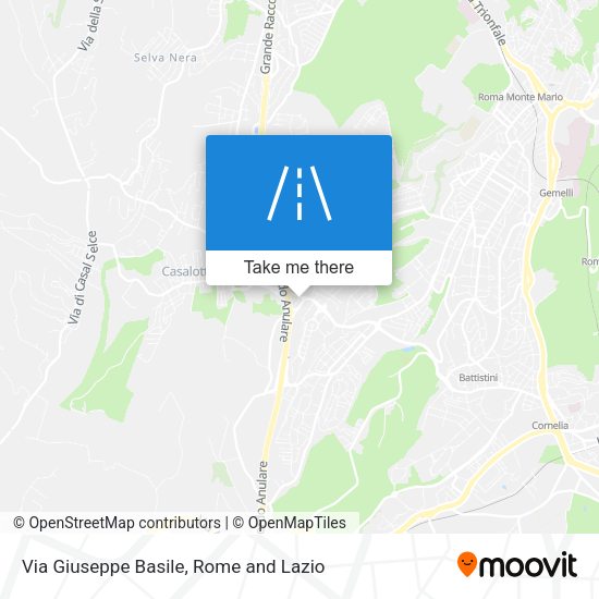 Via Giuseppe Basile map