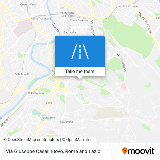 Via Giuseppe Casalinuovo map