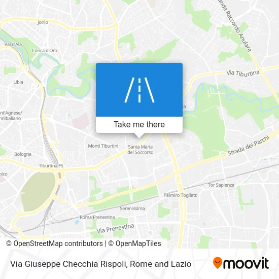 Giuseppe Checchia Rispoli Street map
