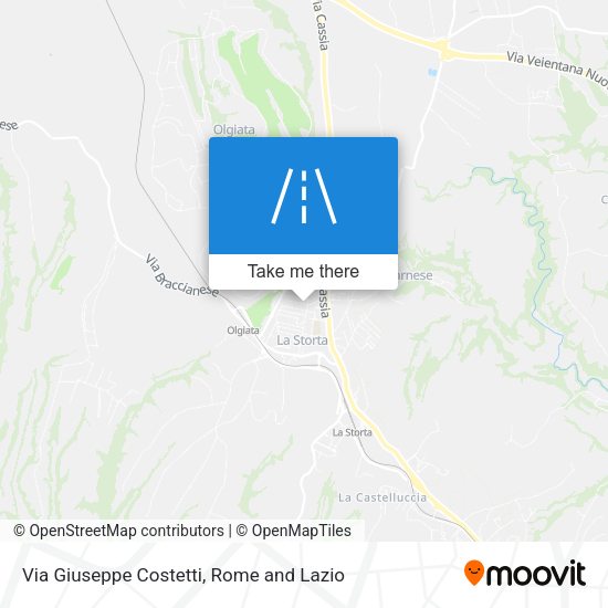 Via Giuseppe Costetti map