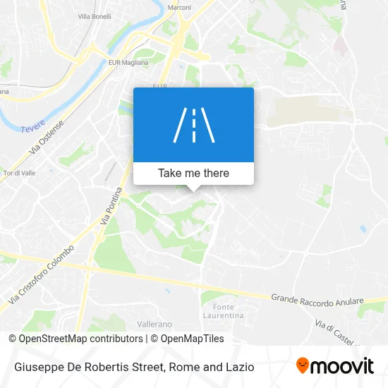 Giuseppe De Robertis Street map