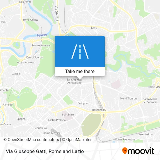 Giuseppe Gatti Street map